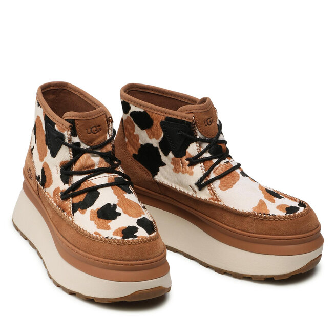 Ugg Tronchetti Ugg W Marin Bootie Cow Print 1121811 CHE