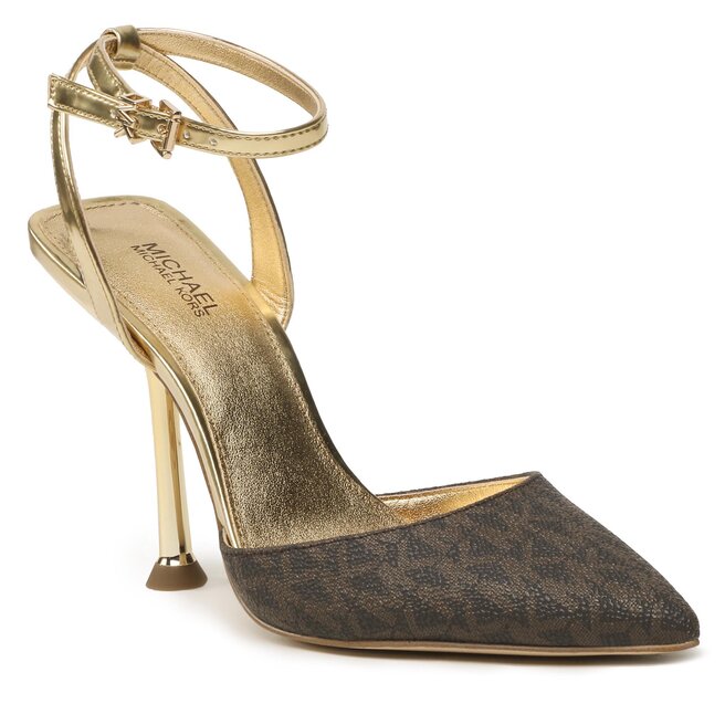 Σανδάλια MICHAEL Michael Kors Imani Pump 40R3IMHP1B Brown/Gold