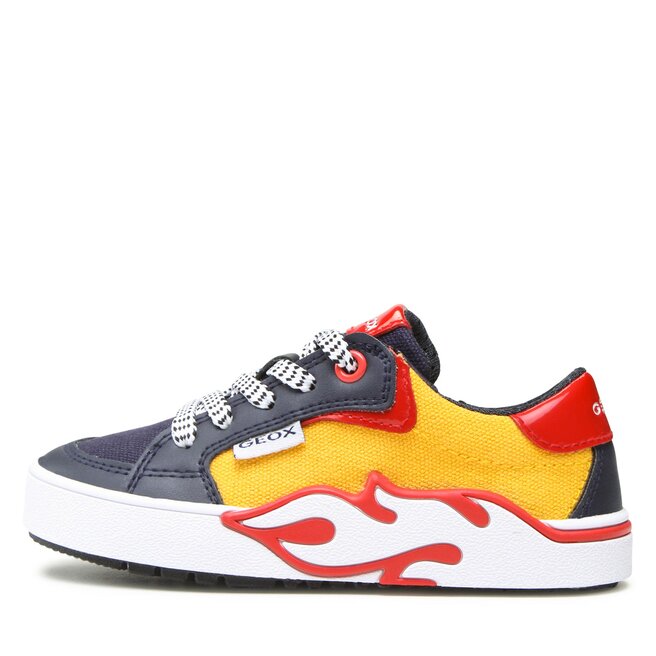 Geox yellow shoes hotsell