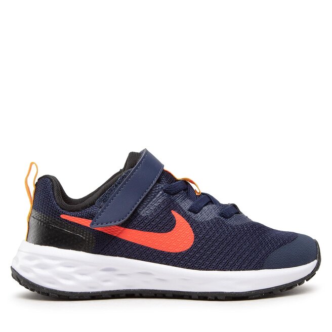 Nike Обувки Nike Revolution 6 Nn (Psv) DD1095 412 Midnight Navy/Bright Crimson