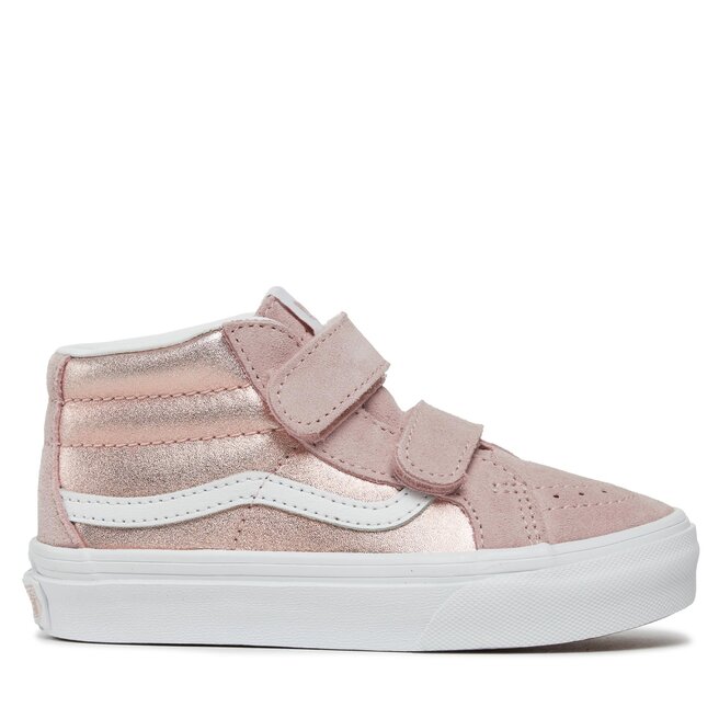 Vans pink sale and gold