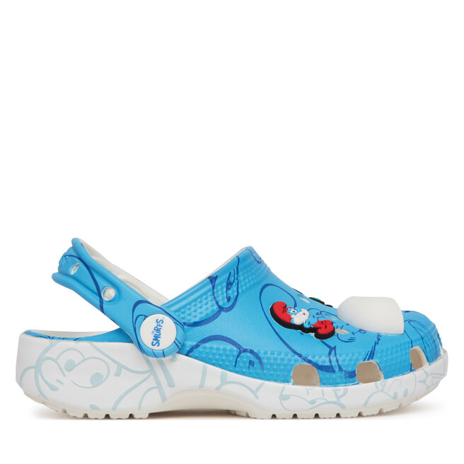Klapki Crocs Smurfs Classic Clog - Kolorowy