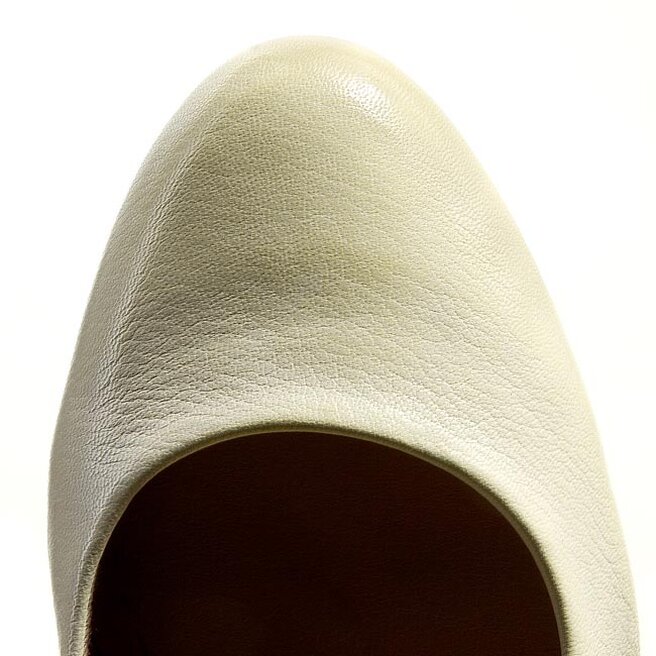 Halbschuhe Clarks Demerara Spice 261053694 Pale Yellow Leather