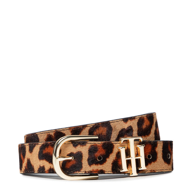 Ζώνη Γυναικεία Tommy Hilfiger Th Lux 30 Calfhair AW0AW10989 0F4