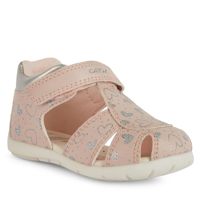 Sandale Geox B Elthan Girl B451QC 054AJ C8237 Lt Rose Silver