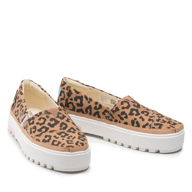 Toms Обувки Toms Alpargata Lug 10017833 Toffe Leopard