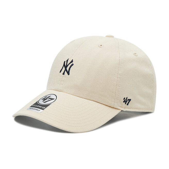 Czapka z daszkiem 47 Brand New York Yankees MLB Base Runner Clean Up - Beżowy