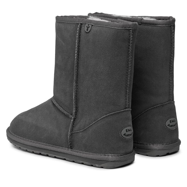 EMU Australia Boty EMU Australia Wallaby Lo Teens T10102 Charcoal