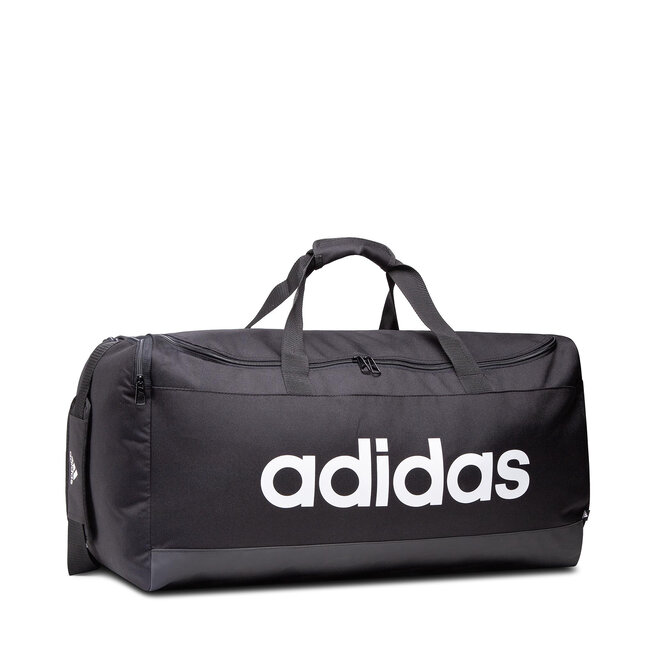 Borsa adidas Linear Duffel L GN2044 Black White escarpe