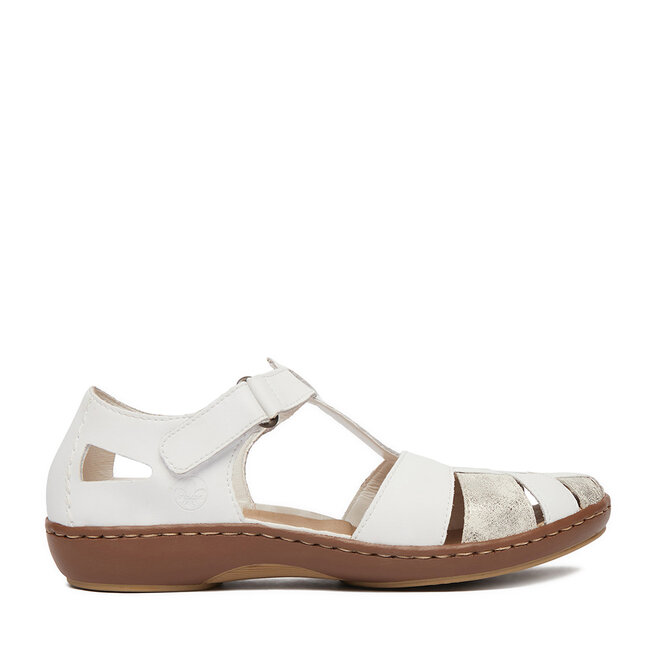 Sandały Rieker CEO-45869-81 Biały - kobiece