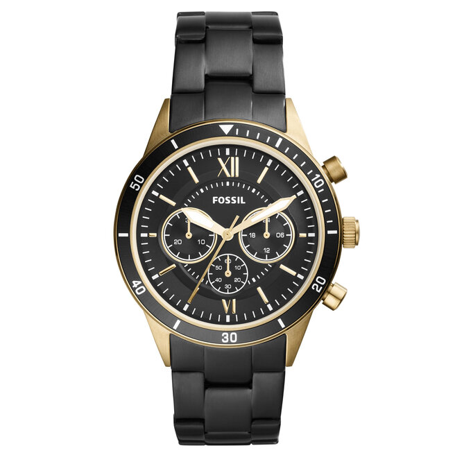 Fossil black and gold cheap