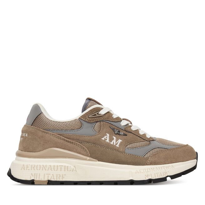 Sneakersy Aeronautica Militare 261SC0318UCT04248 Beżowy - męskie