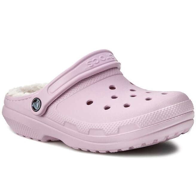 Παντόφλες Crocs Classic Lined Clog 203591 Ballerina Pink/Oatmeal