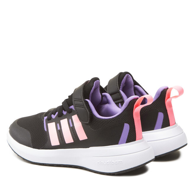 adidas Cipő adidas Fortarun 2.0 Cloudfoam Sport Running Elastic Lace Top Strap Shoes HR0289 Fekete