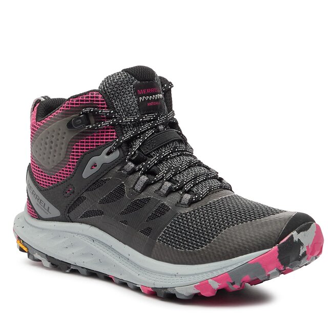 Merrell Trekingová obuv Merrell Antora 3 Mid Wp J067582 Black/Fuchsia