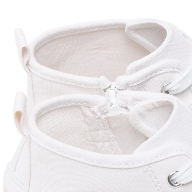 Tommy Hilfiger Plátenky Tommy Hilfiger High Top Lace-Up T3A9-32679-0890 S White 100
