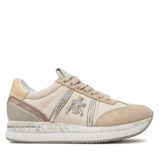 Sneakersy Premiata Conny VAR - Écru