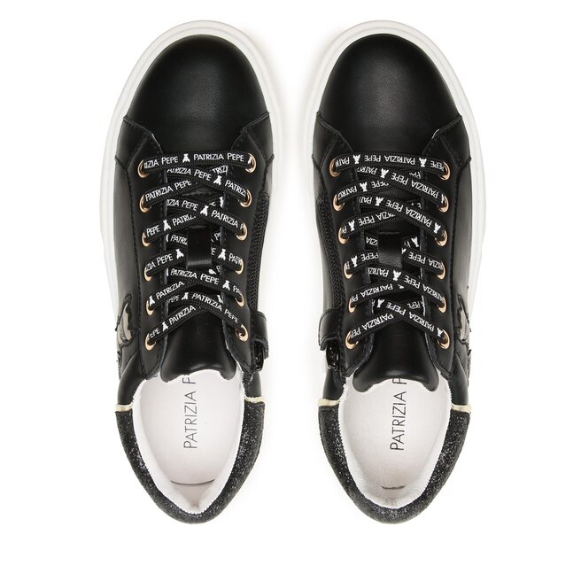Patrizia Pepe Сникърси Patrizia Pepe PJ200.01 M Nero/Bianco