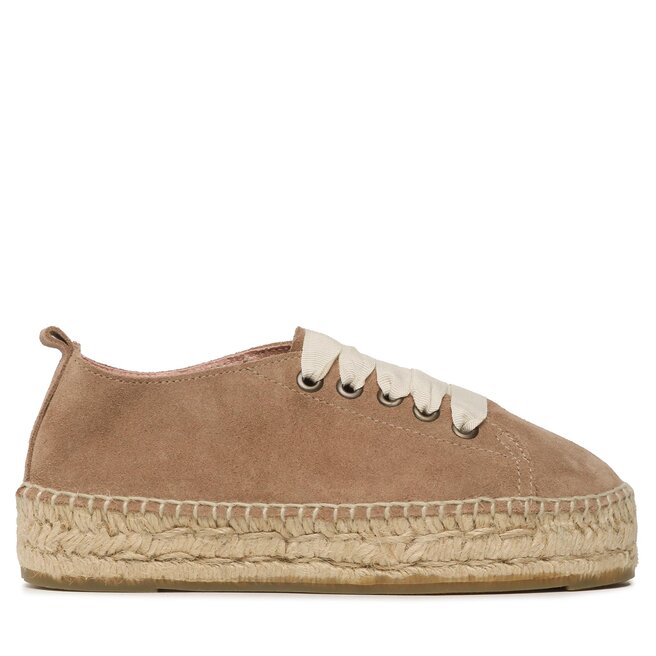 Espadryle Manebi Lace-Up Espadrilles W 1.9 E0 Beżowy