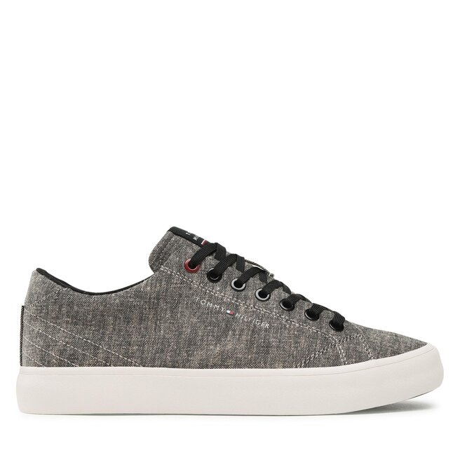 Tenisówki Tommy Hilfiger Th Hi Vulc Core Low Chambray - Szary
