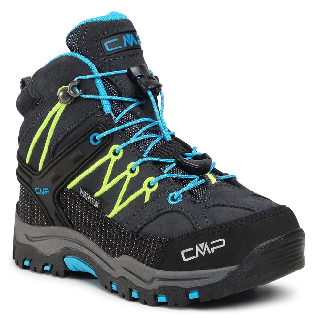 CMP Trekkings CMP Kids Rigel Mid Trekking Shoe Wp 3Q12944 Antracite/Yellow Fluo 34UF