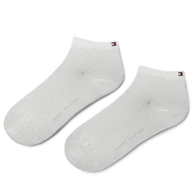 Σετ 2 ζευγάρια κοντές κάλτσες γυναικείες Tommy Hilfiger Dobotex BV 373001001 White 300