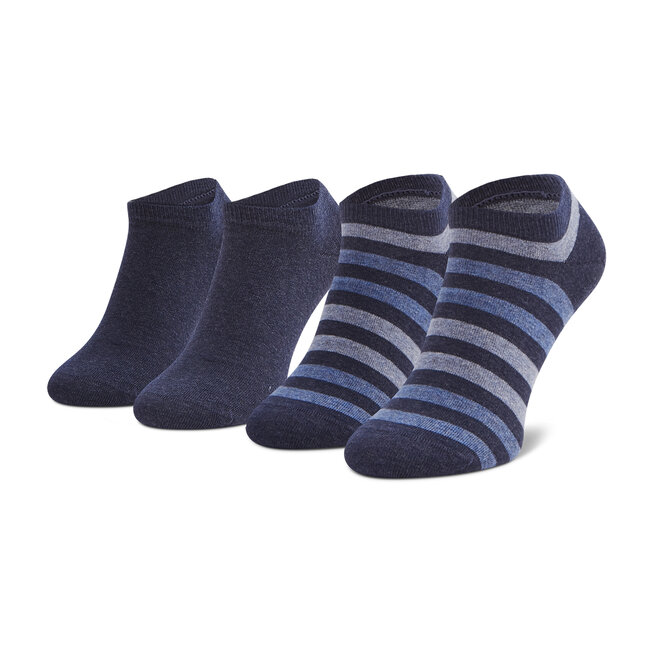 Tommy Hilfiger Súprava 2 párov členkových pánskych ponožiek Tommy Hilfiger 382000001 Jeans 356