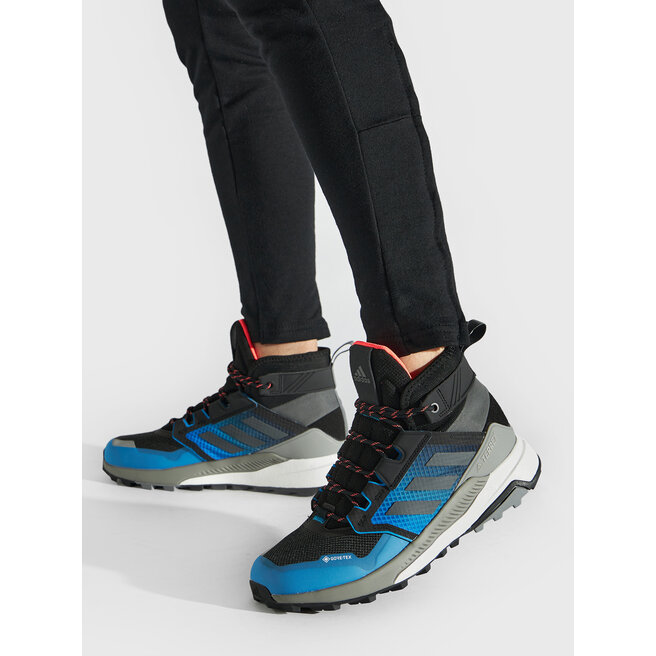 adidas Обувки adidas Terrex Trailmaker Mid Gtx GORE-TEX GZ0339 Core Black/Grey Six/Blue Rush