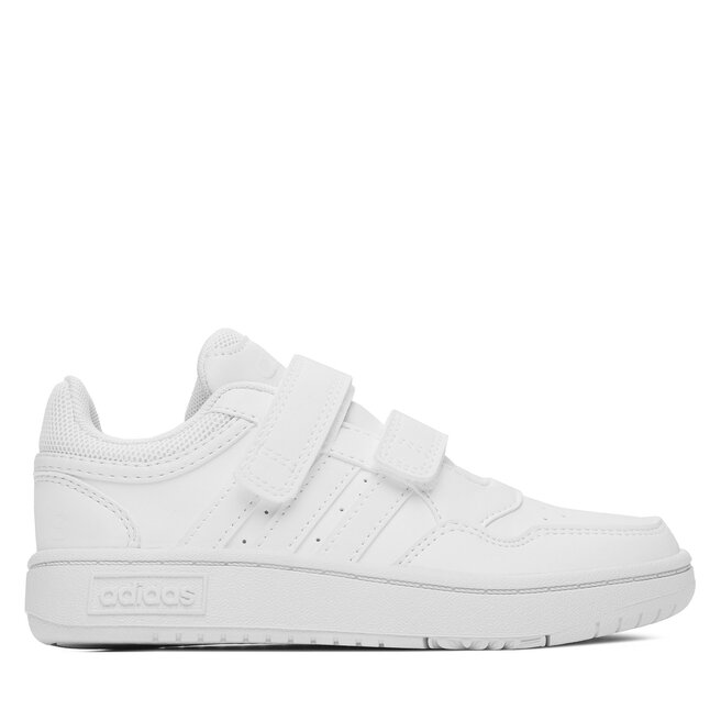 Sneakersy adidas Hoops Lifestyle Basketball Hook-and-Loop GW0436 Biały - chłopięce