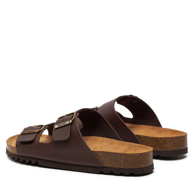 Sandalia Scholl Julien Para Hombre - Cuero Y Textil, Hebilla, Talla Media