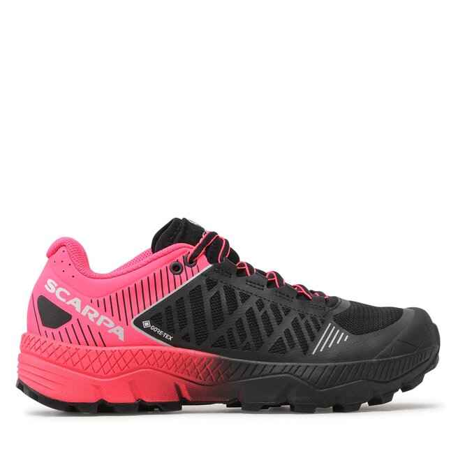 Scarpa Spin Ultra Wmn Scarpe Da Trail Running Donna: Rosa Fluo, Blu Steel, Suola In Cuoio, Tomaia In Alluminio? Chiusura Con Lacci, Modello 33069-352