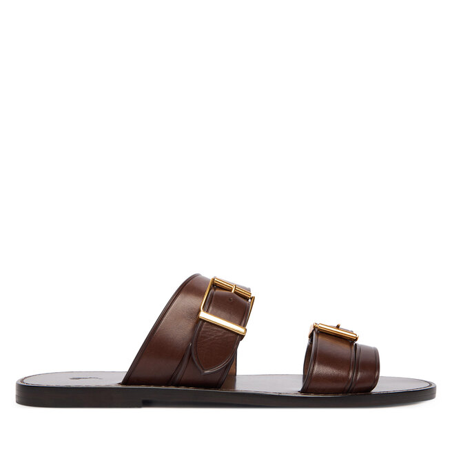 Klapki Polo Ralph Lauren 818P01589003 Brązowy -