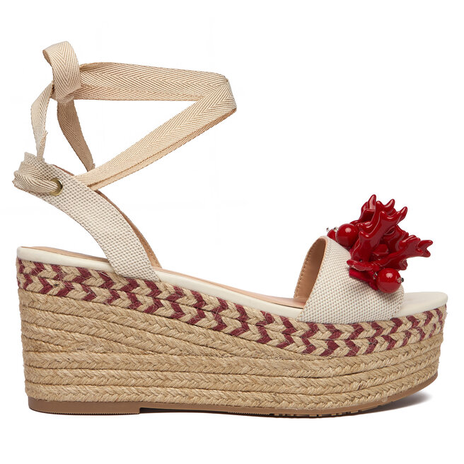 Espadryle Liu Jo Bali 02 SA6085 T6948 Kremowy - kobiece