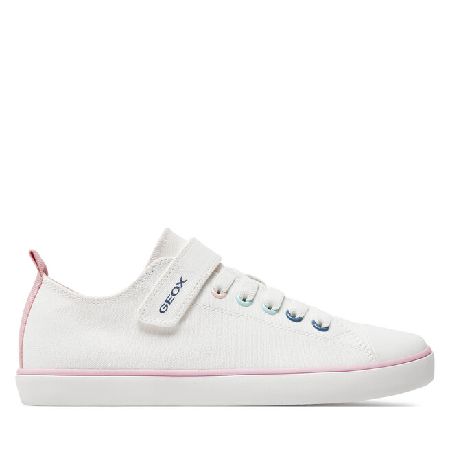 Trampki Geox J Gisli Girl J454NA 00010 - D Biały