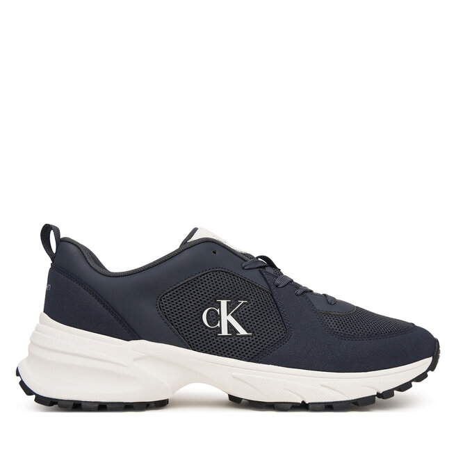 Sneakersy Calvin Klein Hike Runner Lace Up Su Mesh HM0HM02448 Granatowy