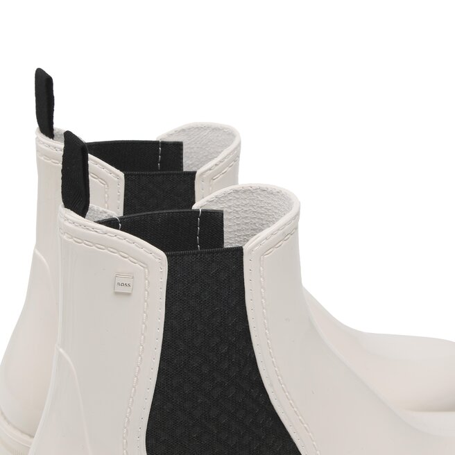 Boss Cizme de cauciuc Boss Martha Bootie-Mn 50488742 10222177 01 Open White 001