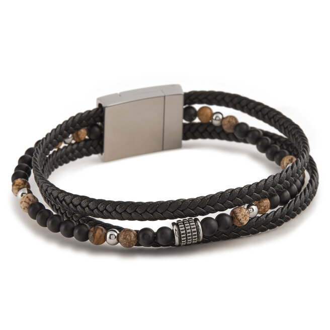 Bransoletka U.S. Polo Assn. JW9220BR Czarny -