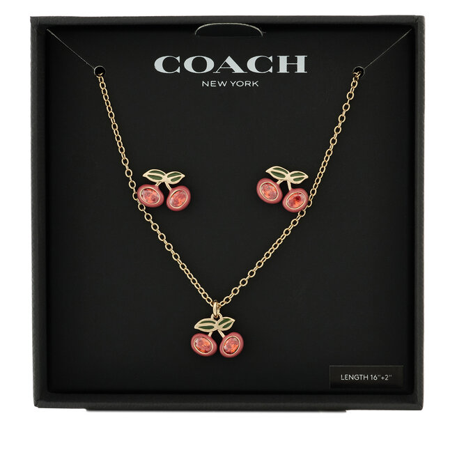 Zestaw naszyjnik i kolczyki Coach