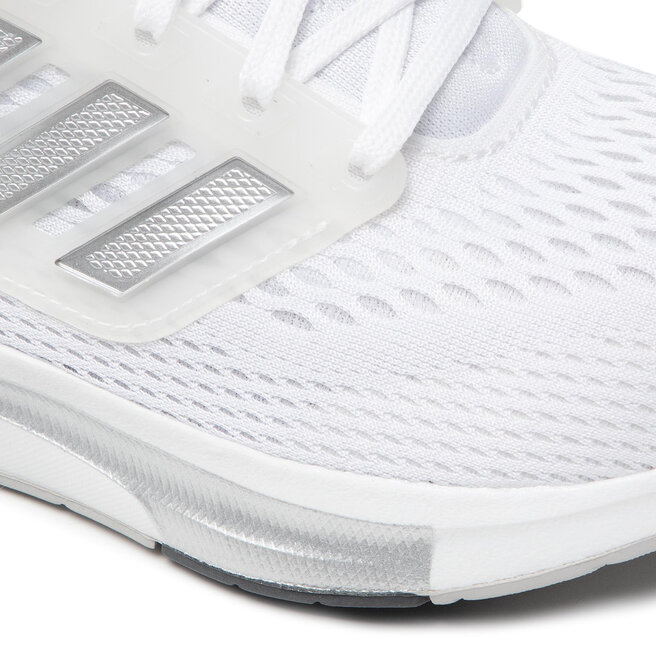 adidas Pantofi adidas Eq21 Run GZ0591 Cloud White/ Matte Silver/Sandy Beige Met