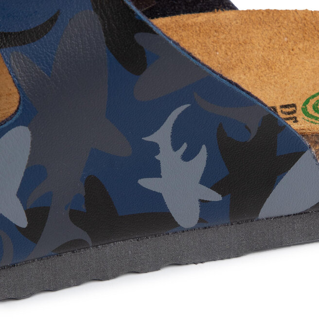 Dr. Brinkmann Papucs Dr. Brinkmann 500298 S Navy/Shark 5