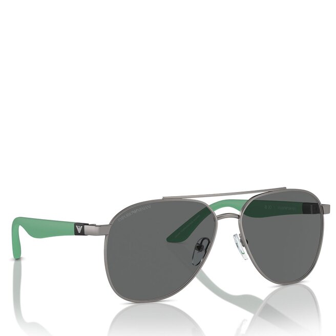 Okulary przeciwsłoneczne dziecięce Emporio Armani 0EK2001 - Zielony