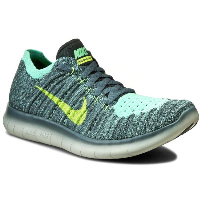 Nike free rn flyknit bambino verde discount