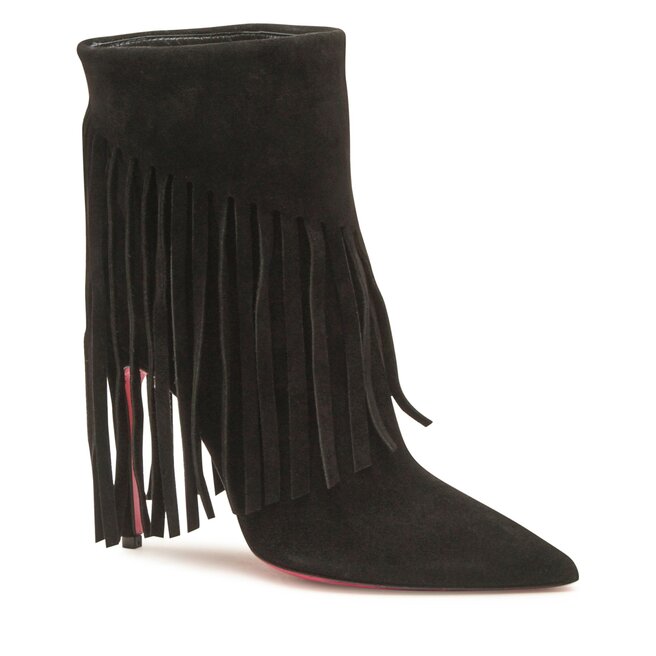 Pinko Polokozačky Pinko Olympe Tronchetto PE 23 BKJS1 100573 A0N8 Black Z99