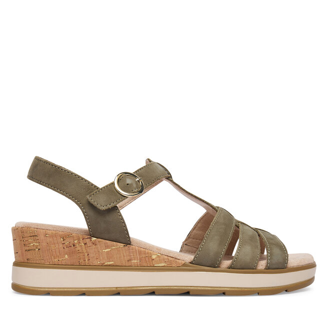 Sandały Caprice 9-28709-44 Zielony - kobiece