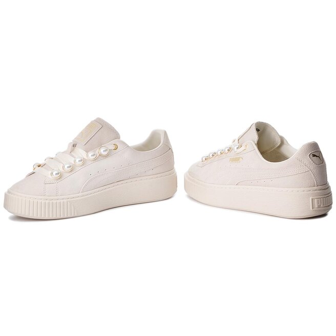 puma suede whisper white
