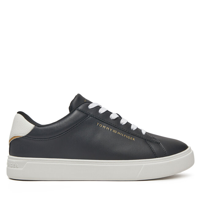 Sneakersy Tommy Hilfiger Essential Court Sneaker - Czarny