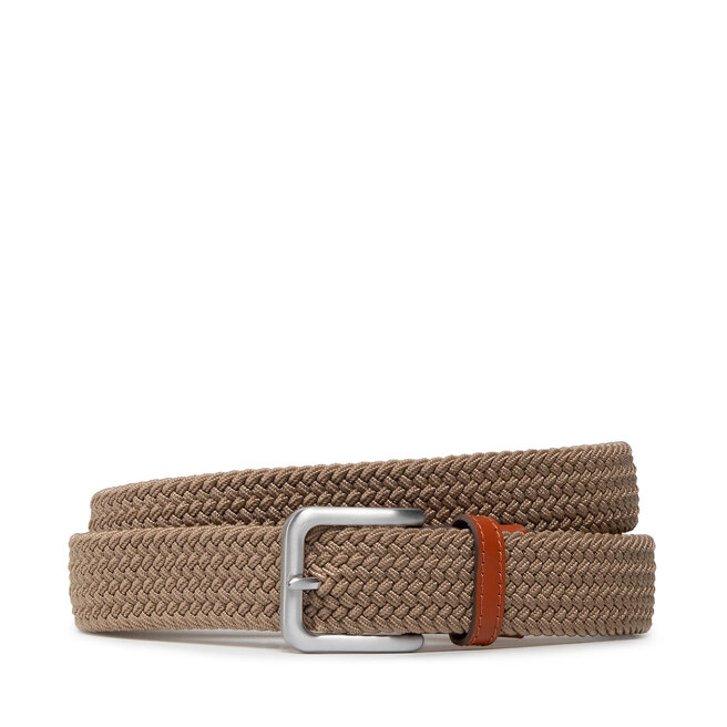 Pasek Męski Jack&Jones Jacspring Woven Belt - Beżowy