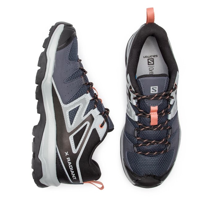 Trekkingschuhe Salomon X Radiant W 406760 24 M0 Ebony Quarry Tawny