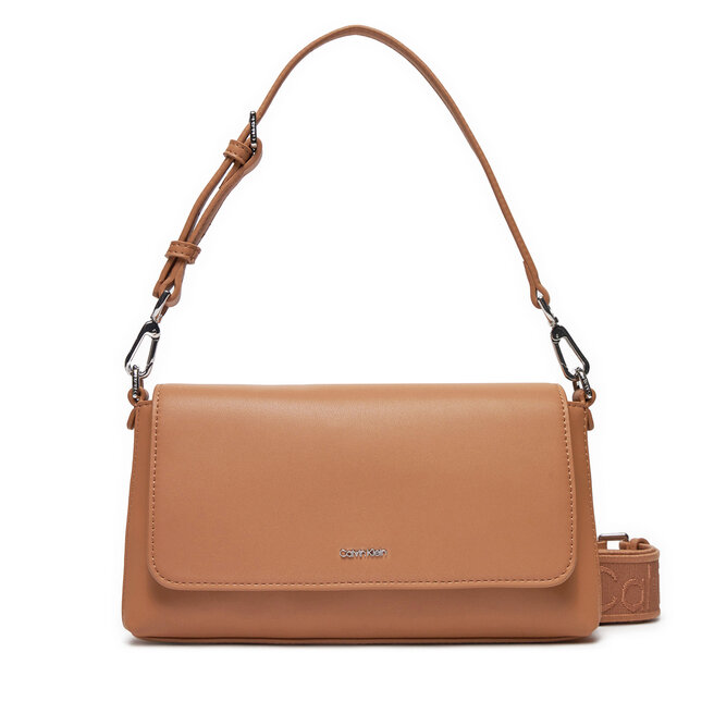 Torebka Calvin Klein Ck Must Convertible - Brązowy
