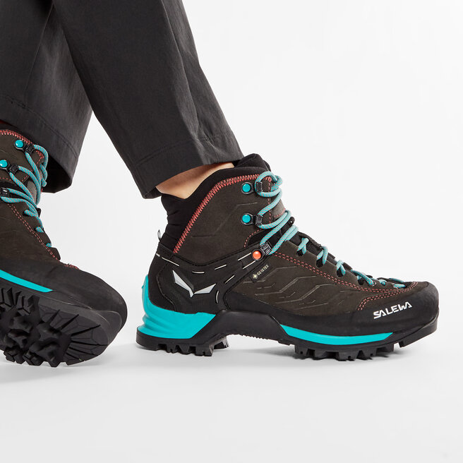 Salewa Παπούτσια πεζοπορίας Salewa Mtn Trainer Mid Gtx GORE-TEX 63459-0674 Magnet/Viridian Green